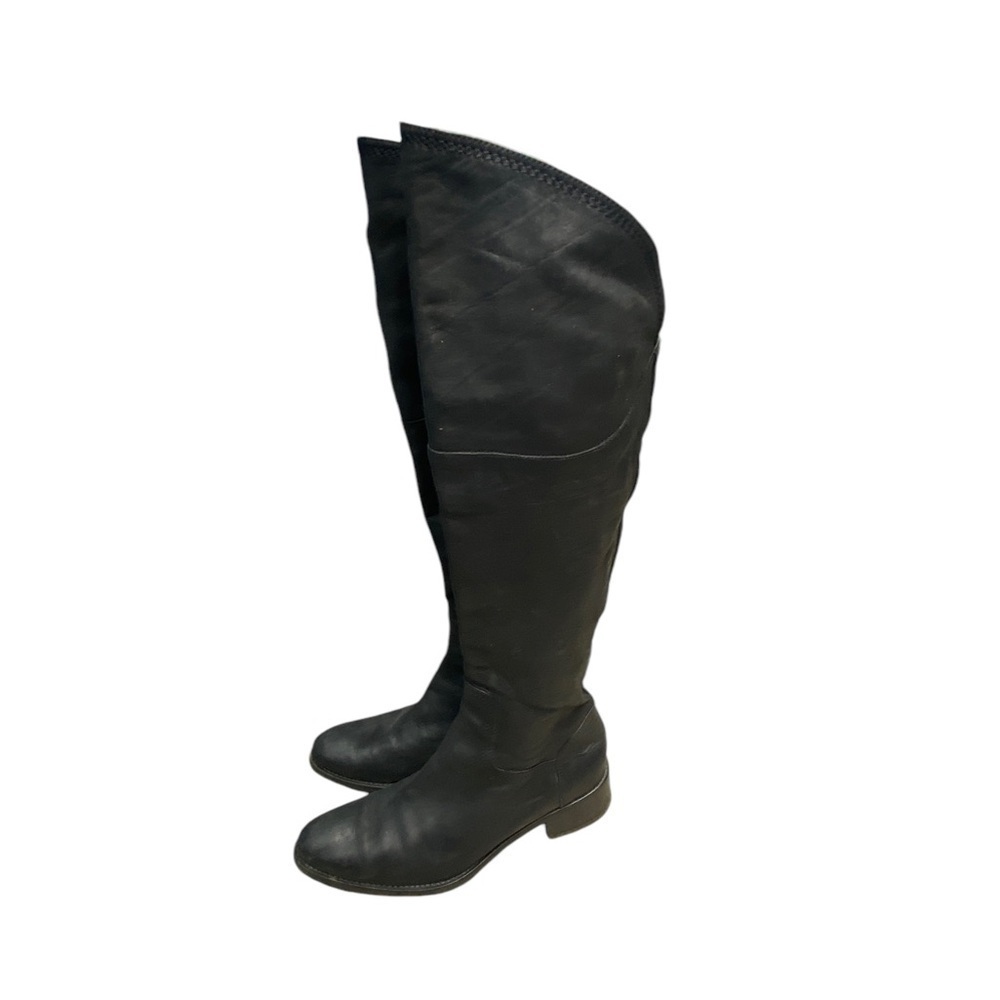 Alberto Fermani Black Leather knee high boots Size 8.5 - Picture 3 of 8